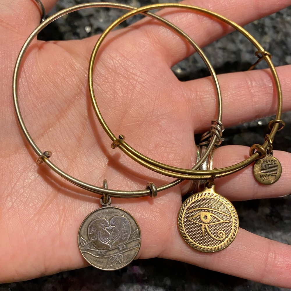 💰2 for $20💰 alex & ani bracelets -eye & lovebird
